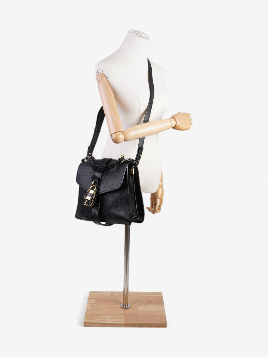 Chloe Aby Day Black Calfskin Leather Large Image 2