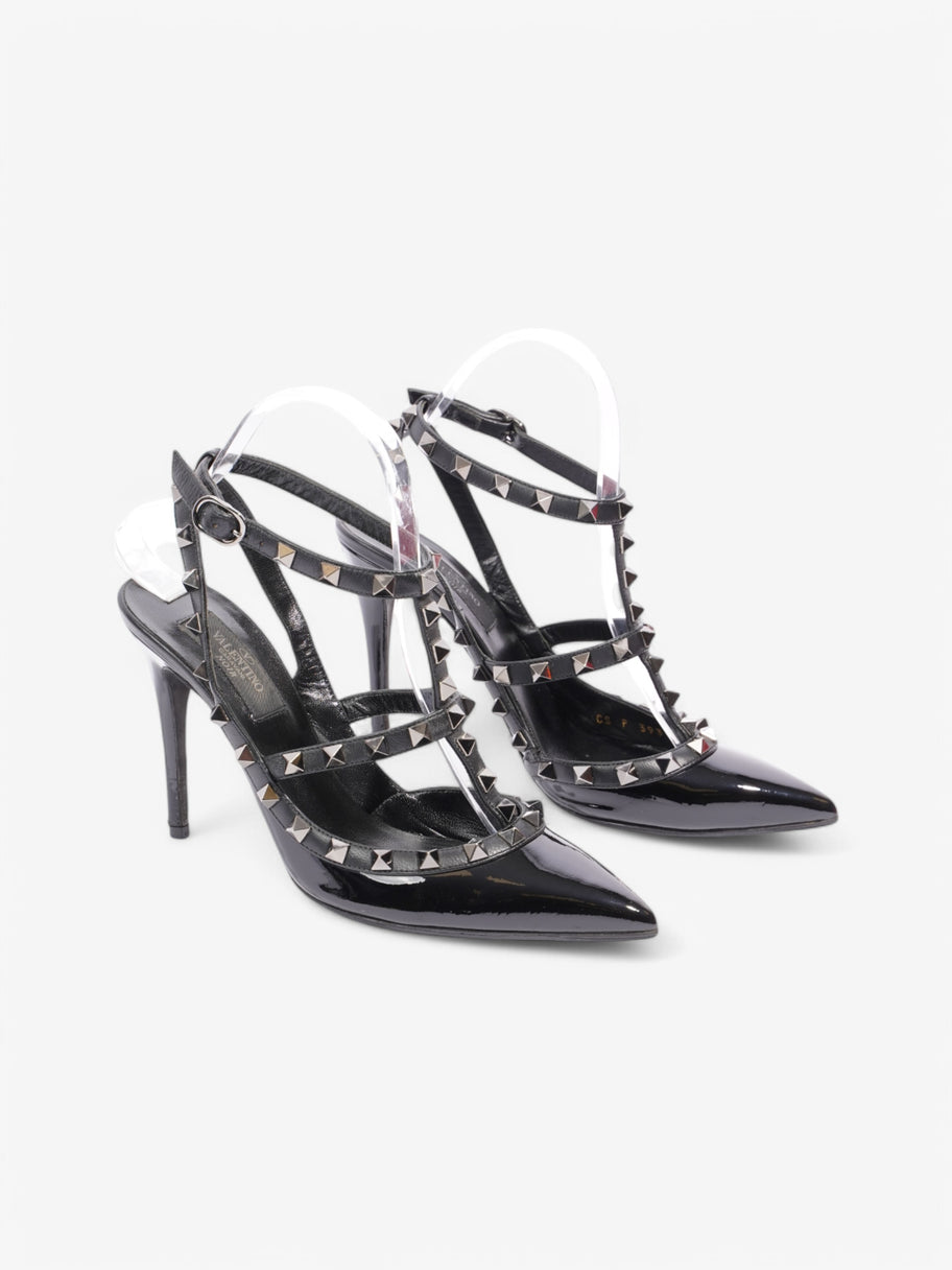Valentino Rockstud Heels 90 Black Patent Leather EU 37 UK 4 Image 2
