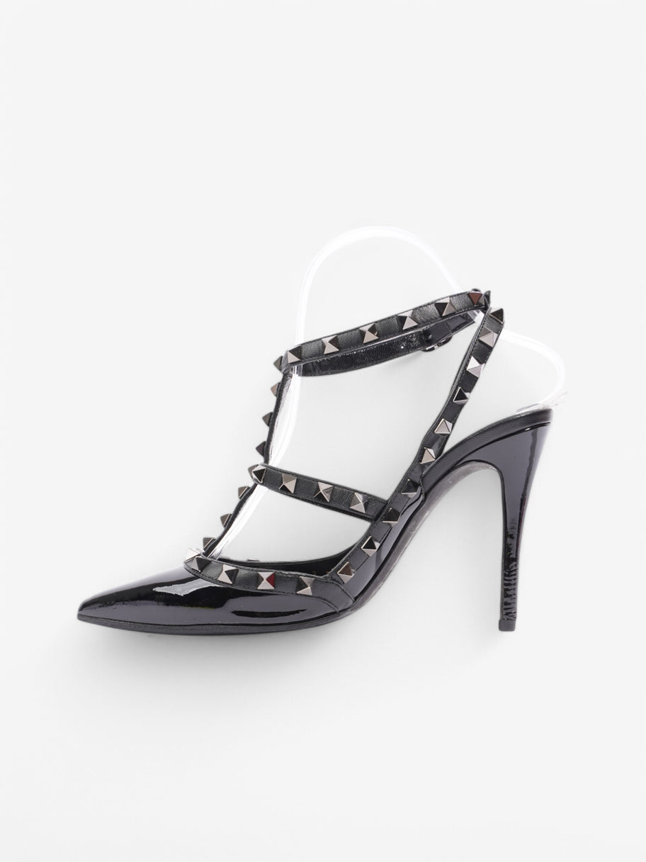 Valentino Rockstud Heels 90 Black Patent Leather EU 37 UK 4 Image 3