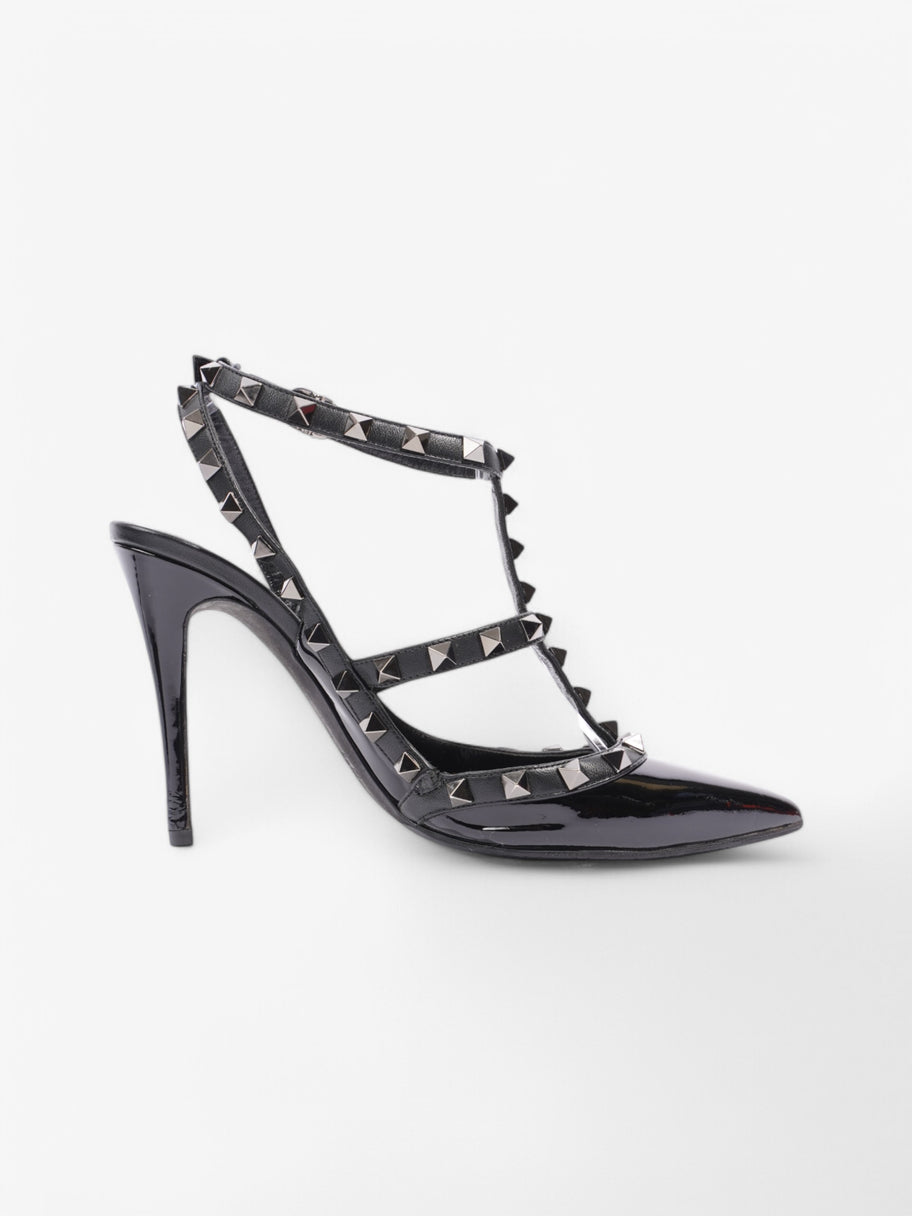 Valentino Rockstud Heels 90 Black Patent Leather EU 37 UK 4 Image 4