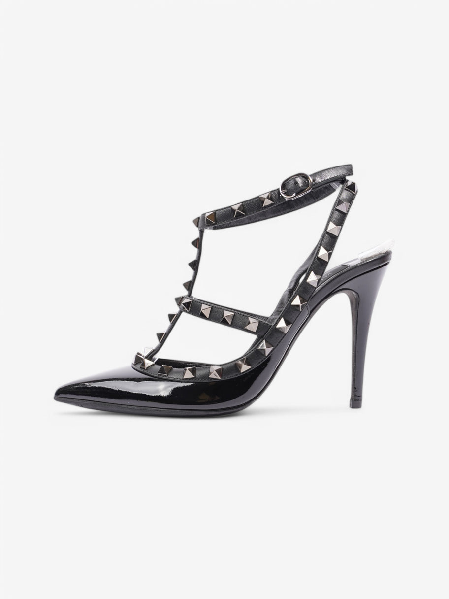 Valentino Rockstud Heels 90 Black Patent Leather EU 37 UK 4 Image 5