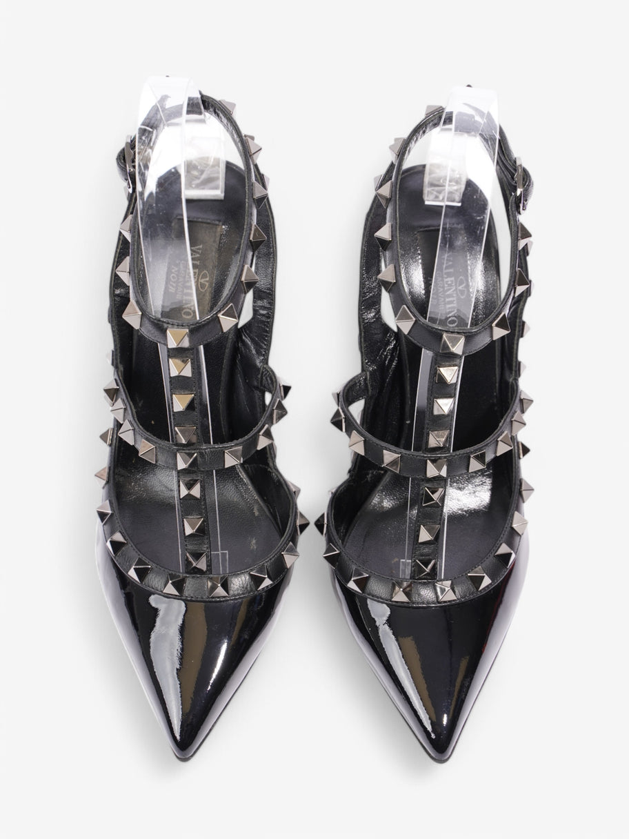 Valentino Rockstud Heels 90 Black Patent Leather EU 37 UK 4 Image 8
