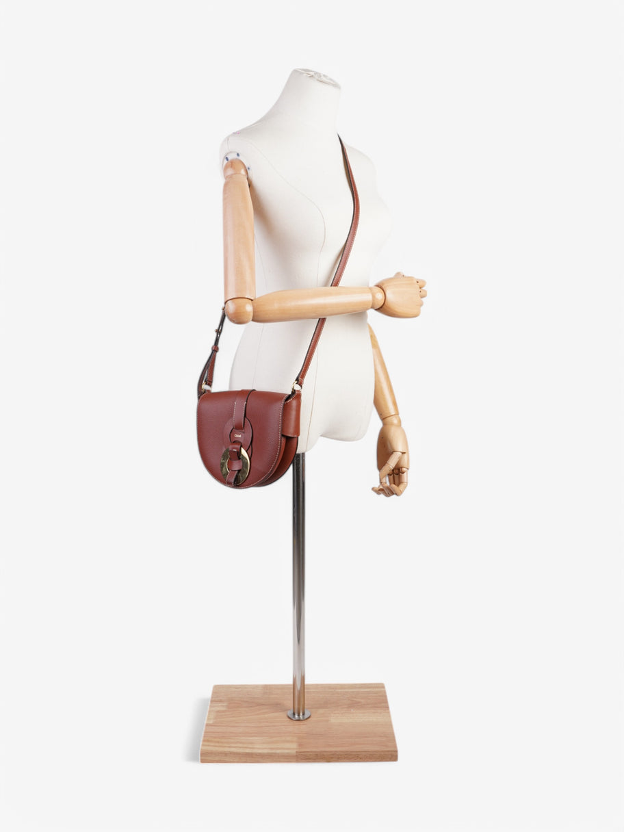 Chloe Darryl Sadle Brown Leather Image 2
