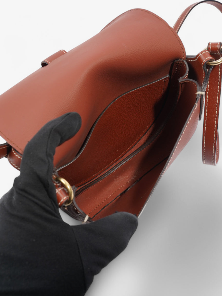 Chloe Darryl Sadle Brown Leather Image 7