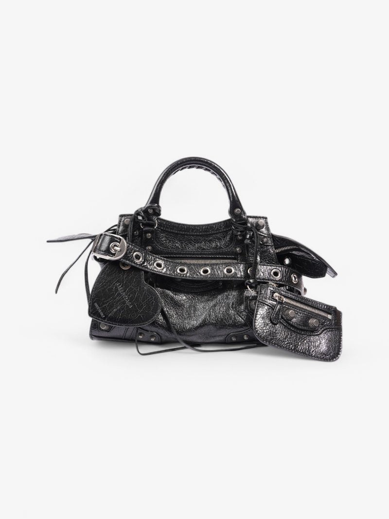  Balenciaga City Bag Black Leather