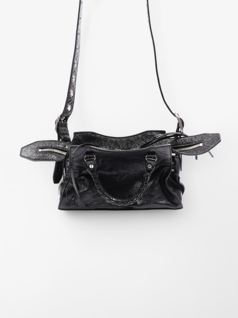 Balenciaga City Bag Black Leather Image 4
