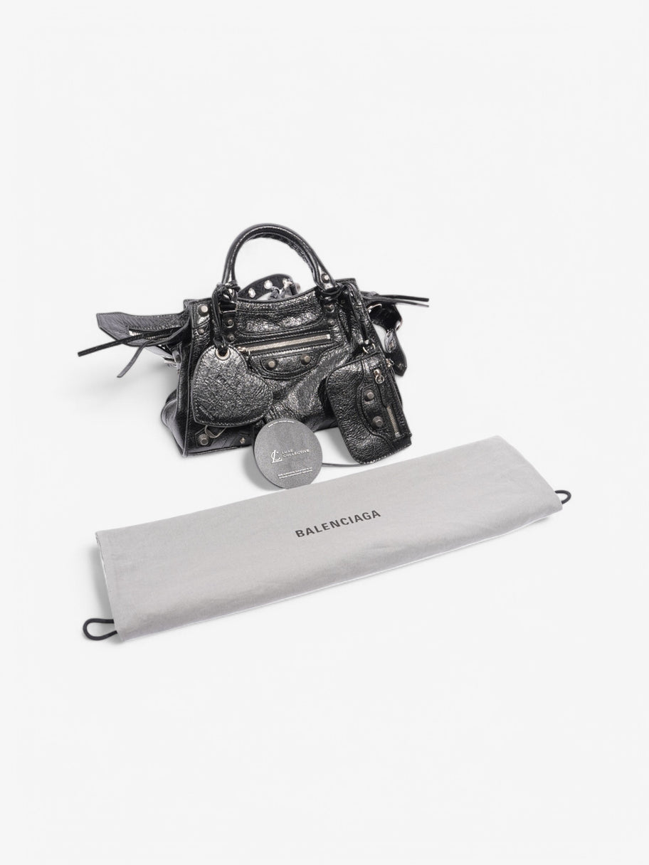 Balenciaga City Bag Black Leather Image 9