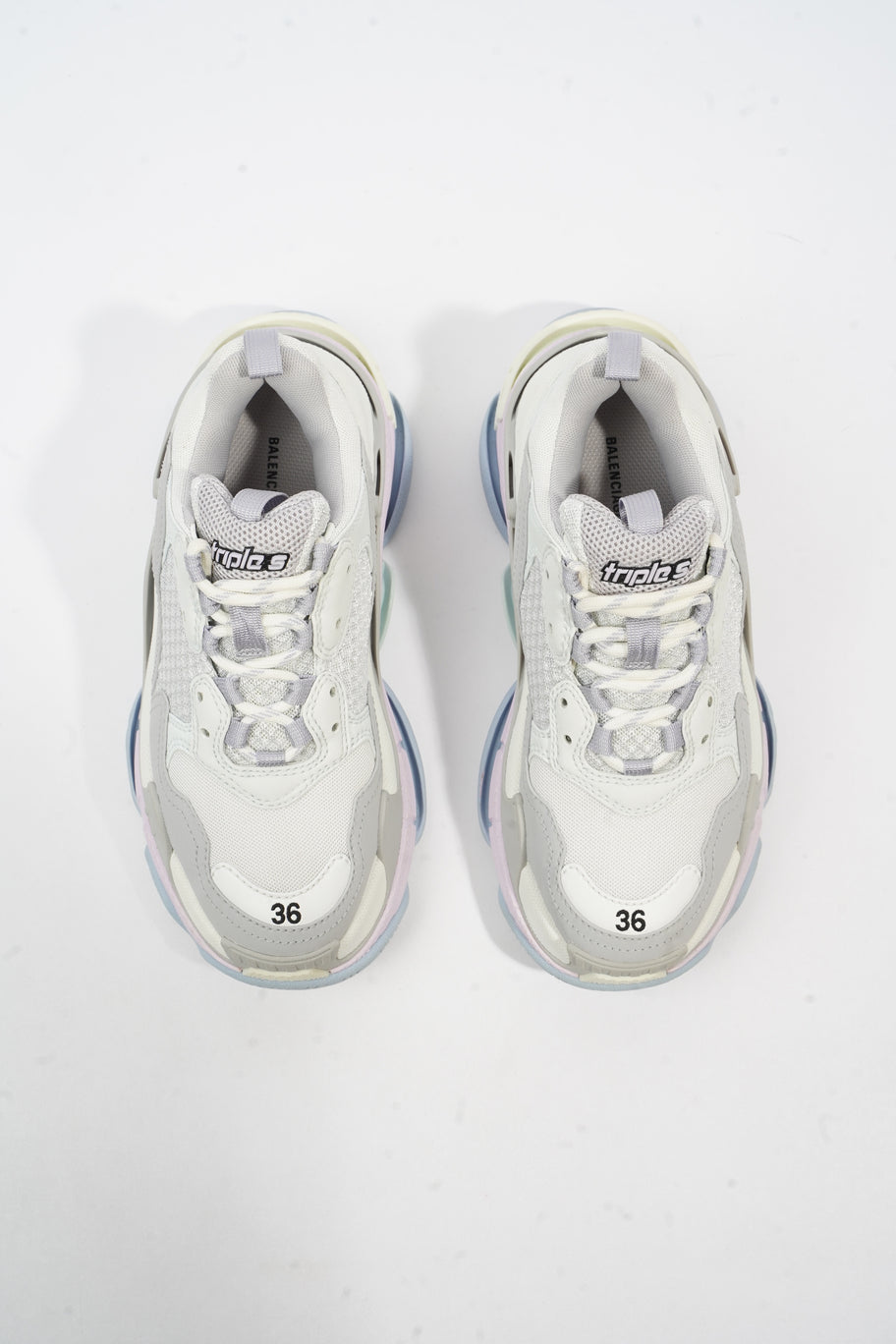 Triple S White / Pastel Mesh EU 36 UK 3 Image 8