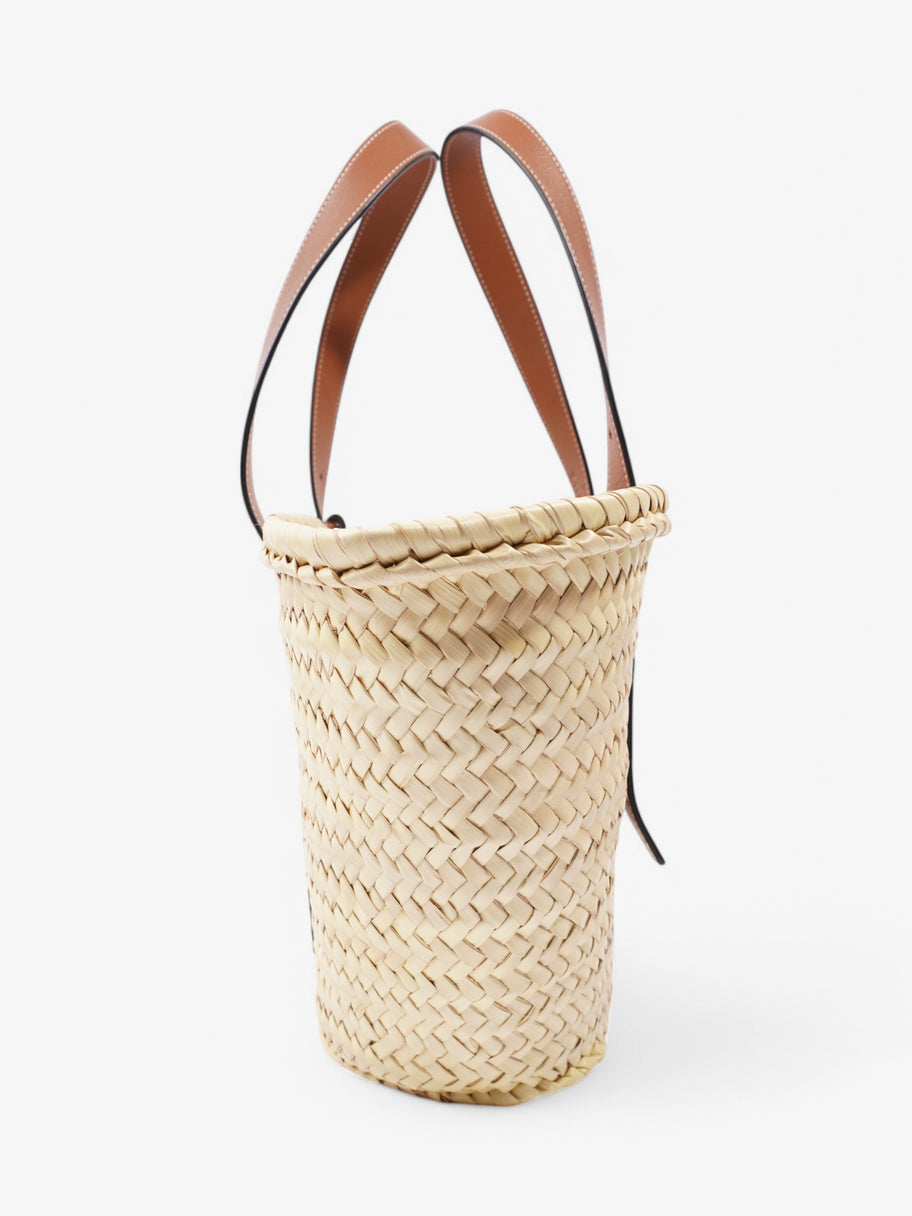 Loewe Basket Bag Natural / Brown Palm Leaves Medium Image 3