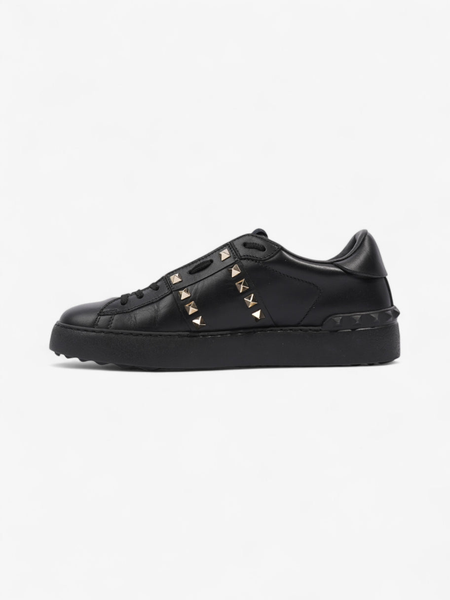 Valentino Rockstud Untitled Sneakers Black Leather EU 39 UK 6 Image 3
