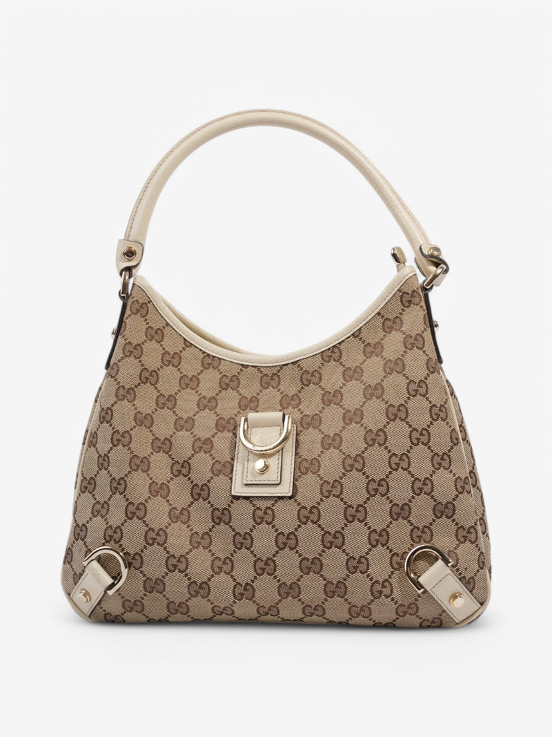  Gucci Abbey D-Ring Supreme / White Canvas