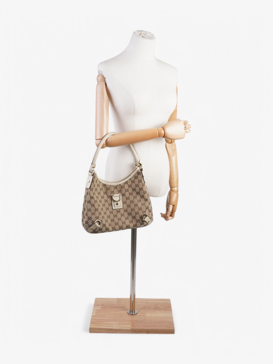 Gucci Abbey D-Ring Supreme / White Canvas Image 2