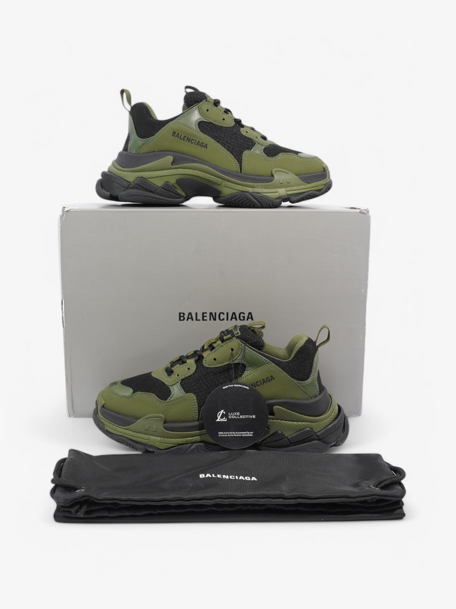 Balenciaga Triple S Black / Khaki Mesh EU 42 UK 8 Image 10
