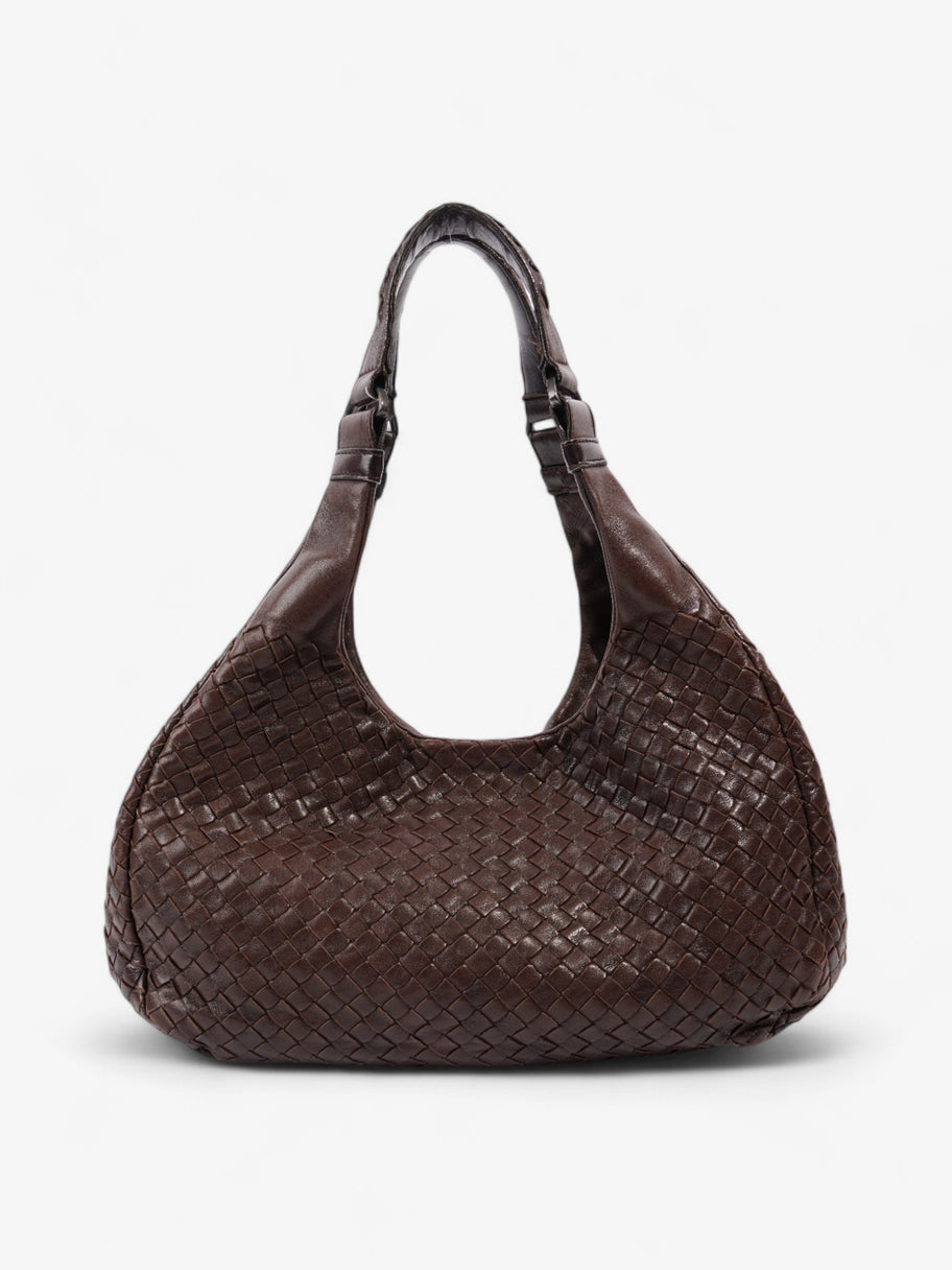 Bottega Veneta Campana Bag Dark Brown Intrecciato Leather Image 1