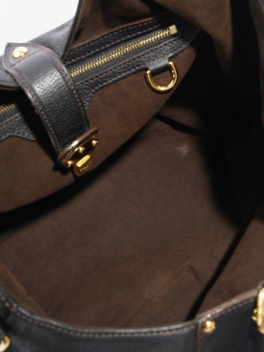 Louis Vuitton Mahina Monogram Empreinte / Black Empreinte Leather Small Image 7