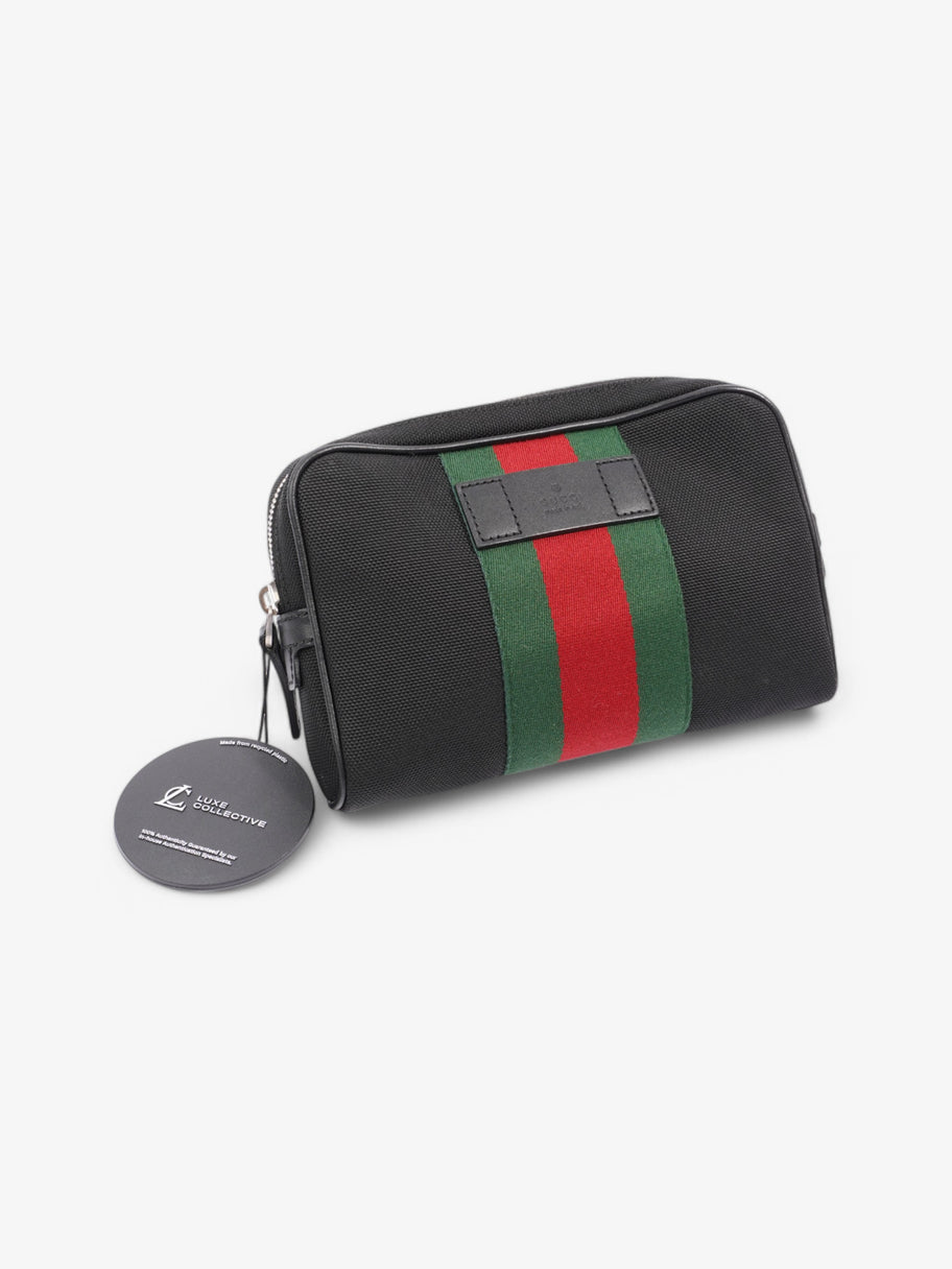 Gucci Gucci Bum Bag Black / Green / Red Canvas Image 9