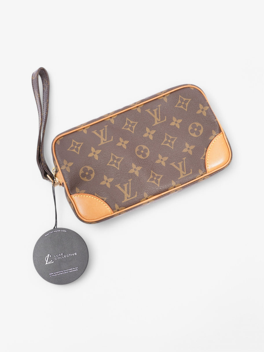 Louis Vuitton Clutch Monogram Coated Canvas Image 7