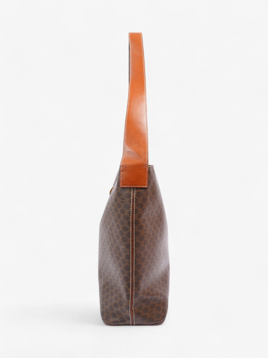 Celine Macadam Triomphe Tote Brown Canvas Image 3