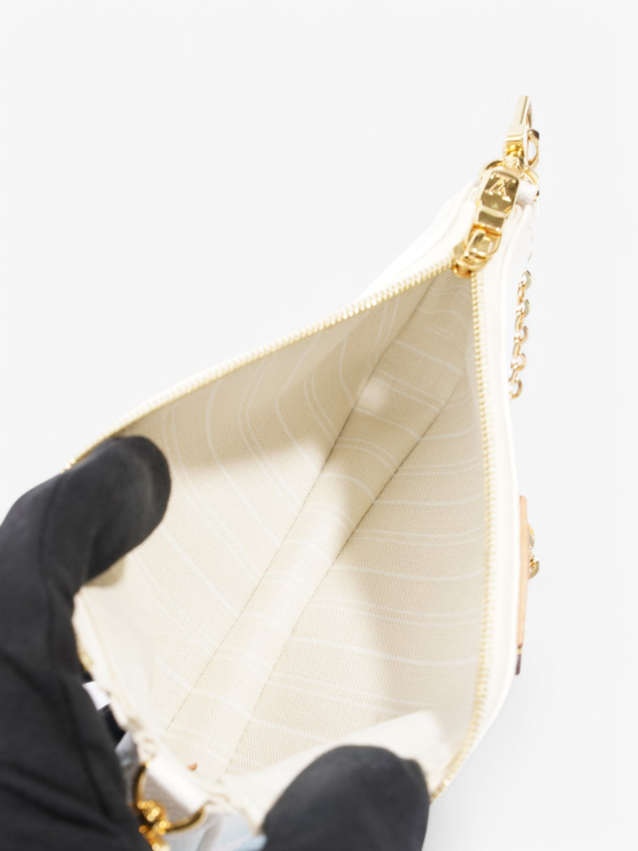 Louis Vuitton By The Pool Multi Pochette Accessoires White  / Blue Coated Canvas Image 10