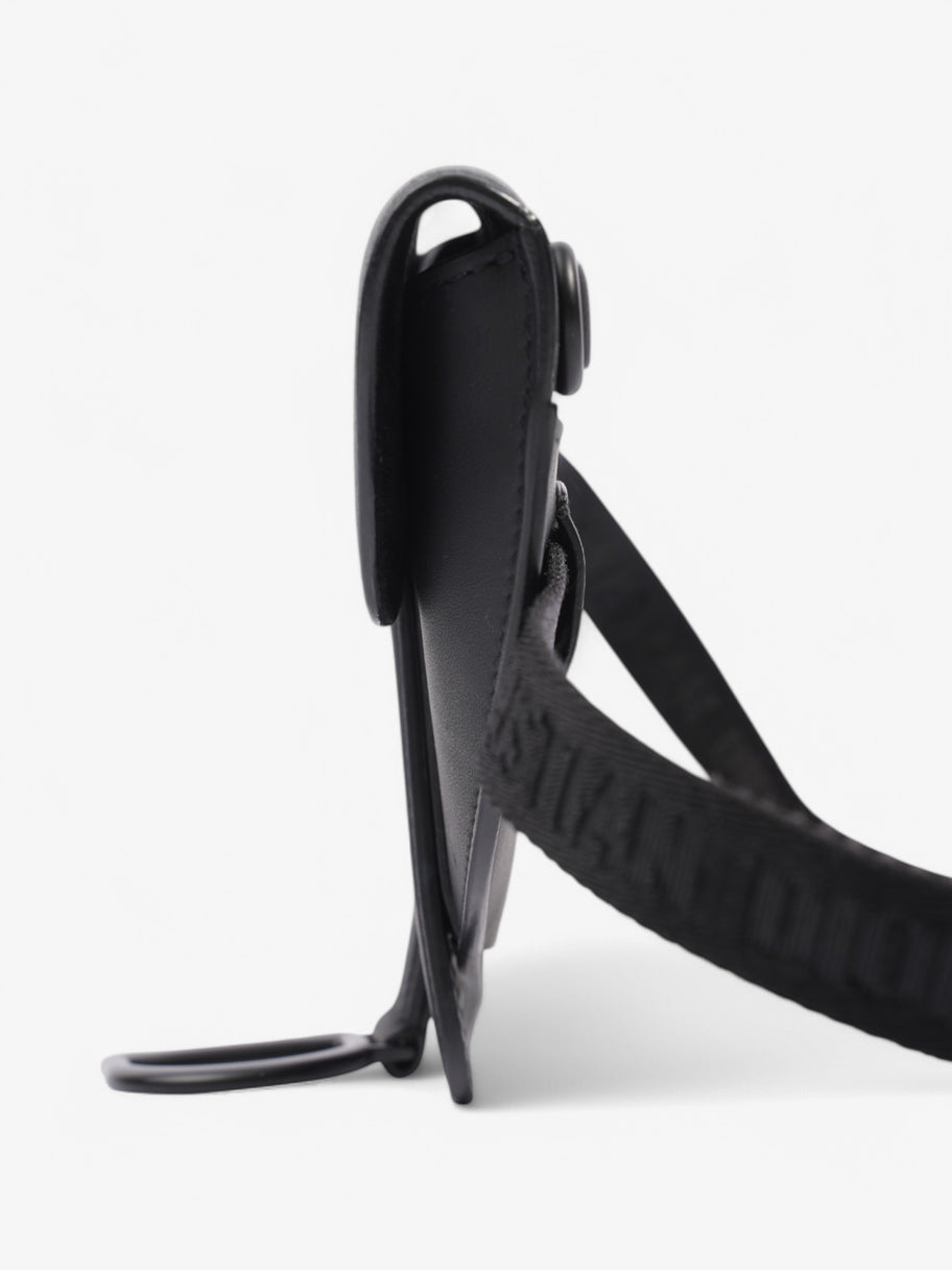 Christian Dior Saddle Belt Bag Black Leather Image 3