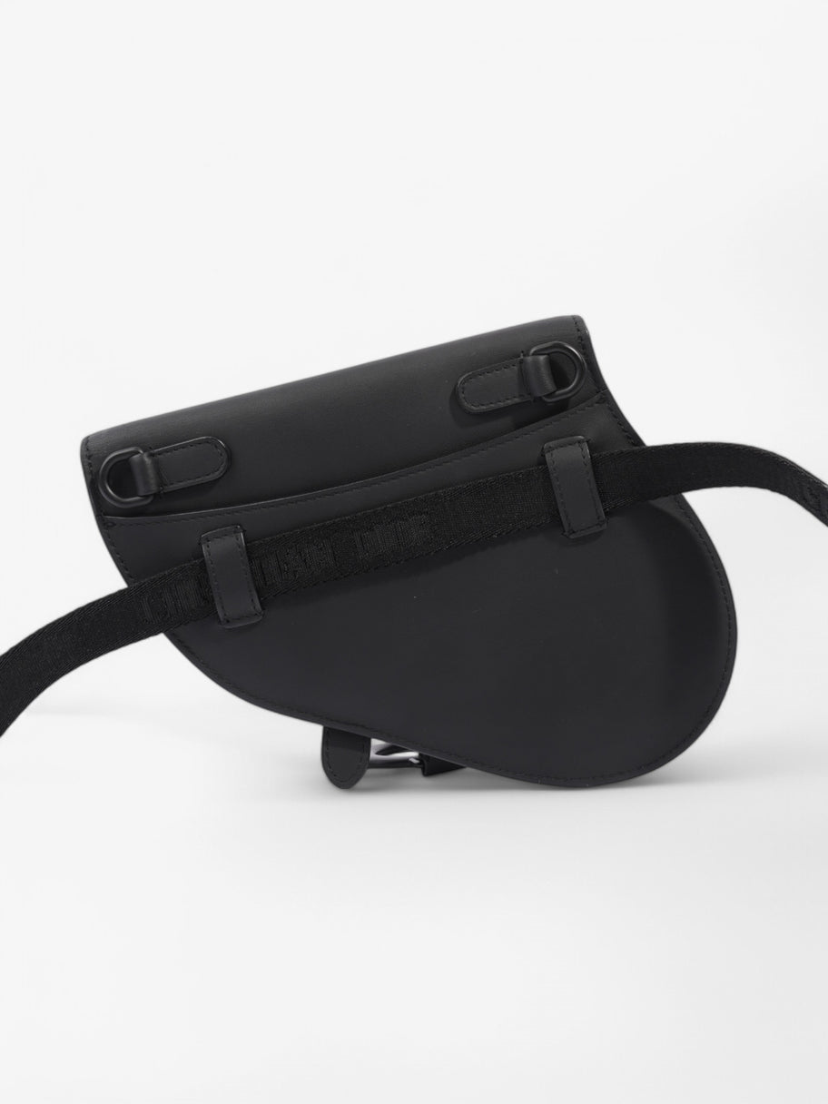 Christian Dior Saddle Belt Bag Black Leather Image 4