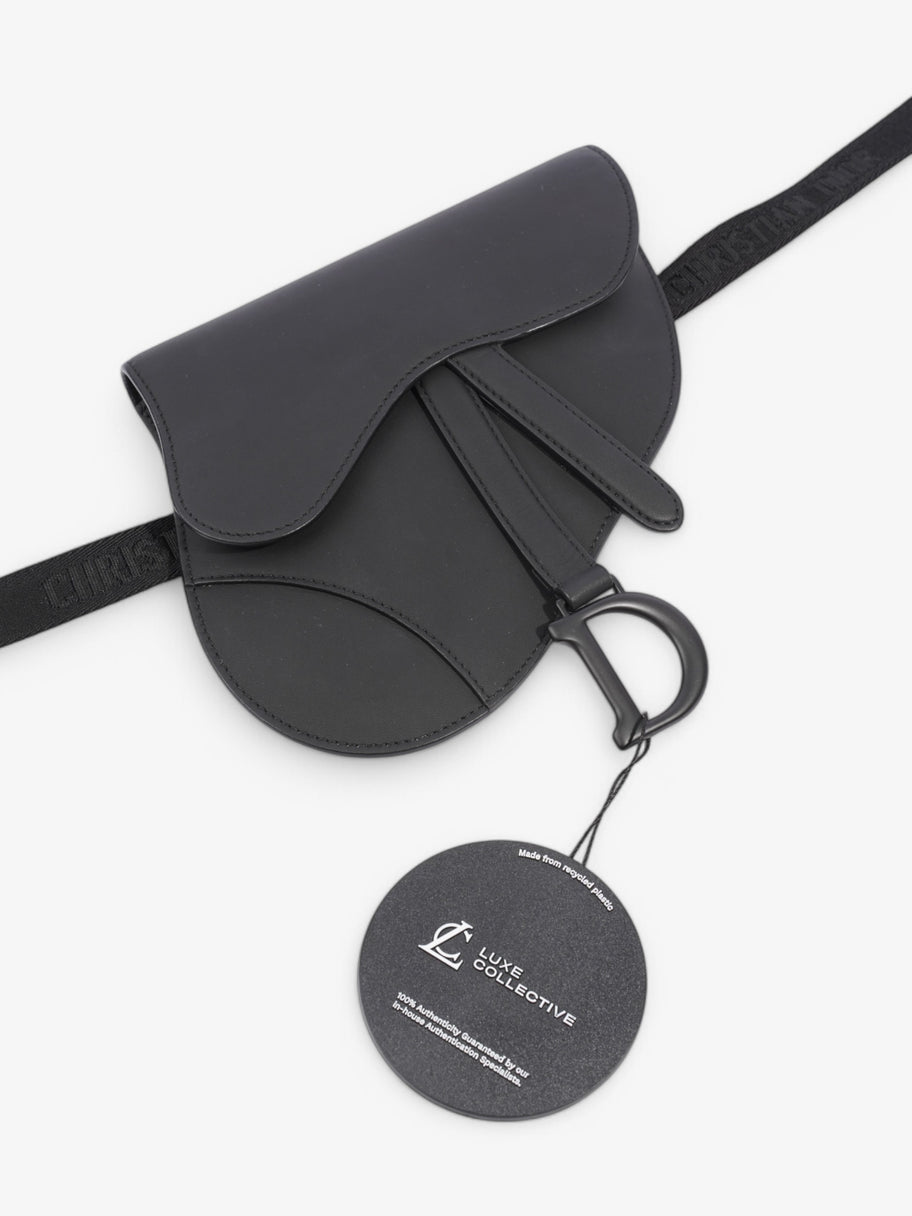 Christian Dior Saddle Belt Bag Black Leather Image 10