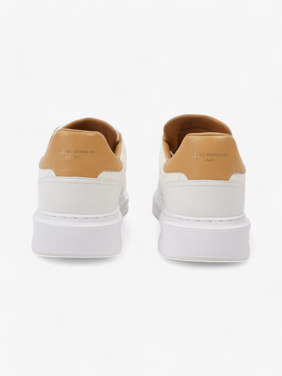 Louis Vuitton Beverley Hills White  / Beige  Leather EU 41.5 UK 7.5 Image 6