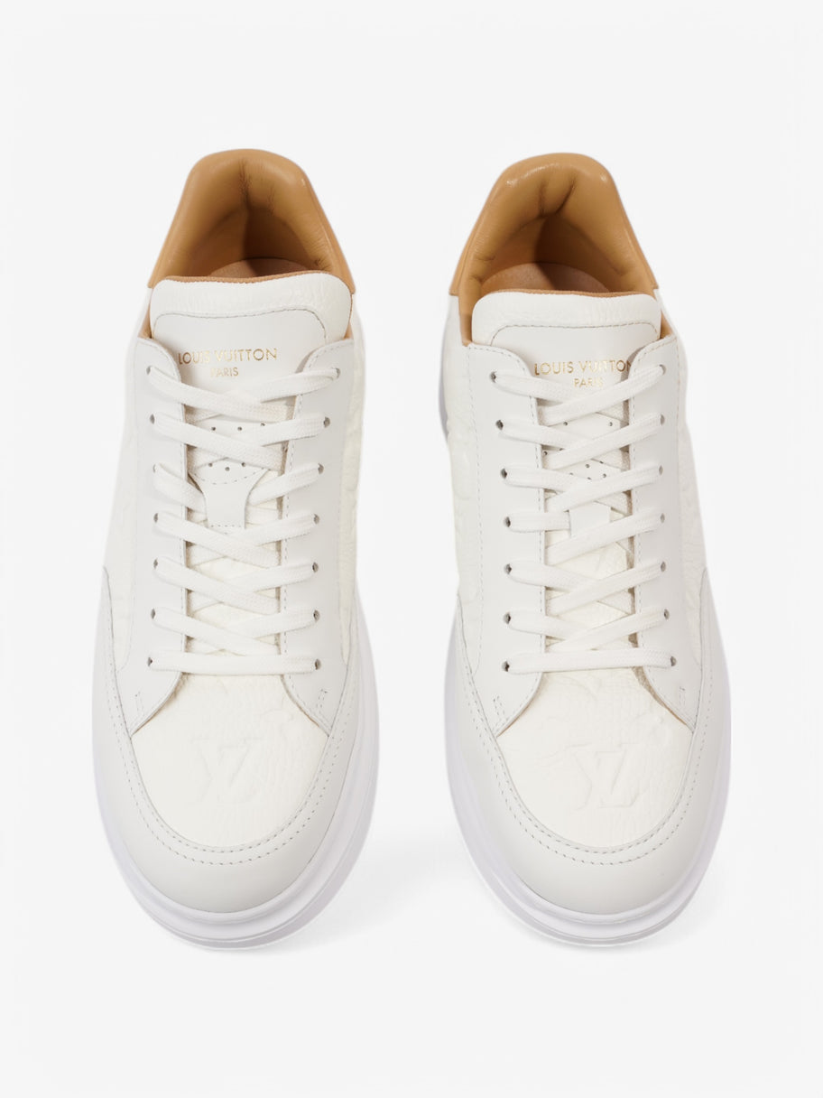 Louis Vuitton Beverley Hills White  / Beige  Leather EU 41.5 UK 7.5 Image 8