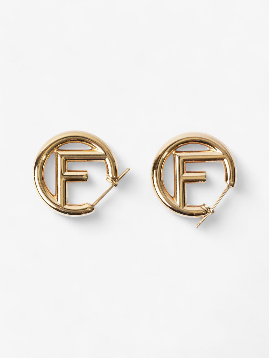Fendi F is Fendi Earrings Gold Base Metal Image 1