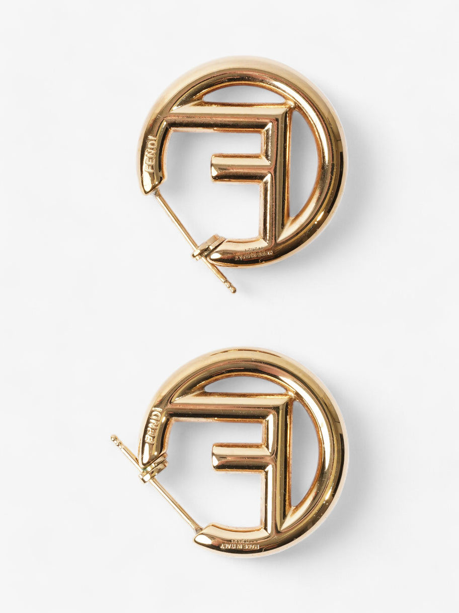 Fendi F is Fendi Earrings Gold Base Metal Image 2
