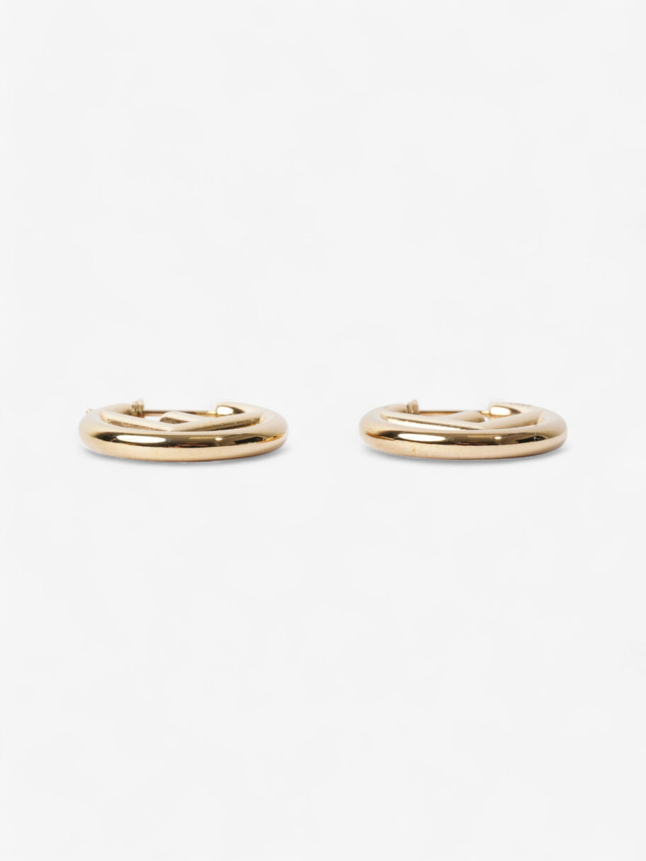 Fendi F is Fendi Earrings Gold Base Metal Image 3