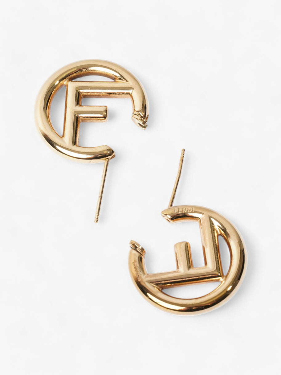 Fendi F is Fendi Earrings Gold Base Metal Image 4