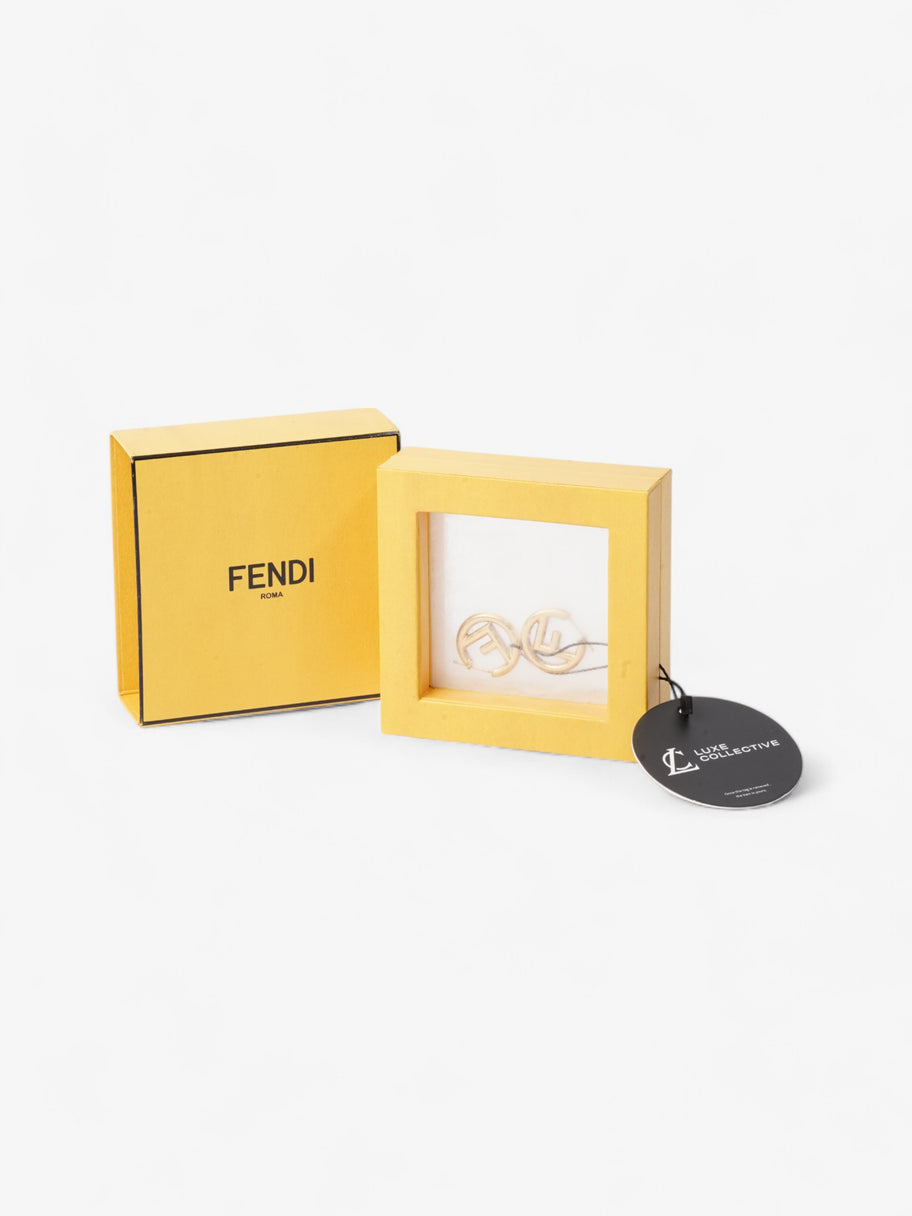Fendi F is Fendi Earrings Gold Base Metal Image 5