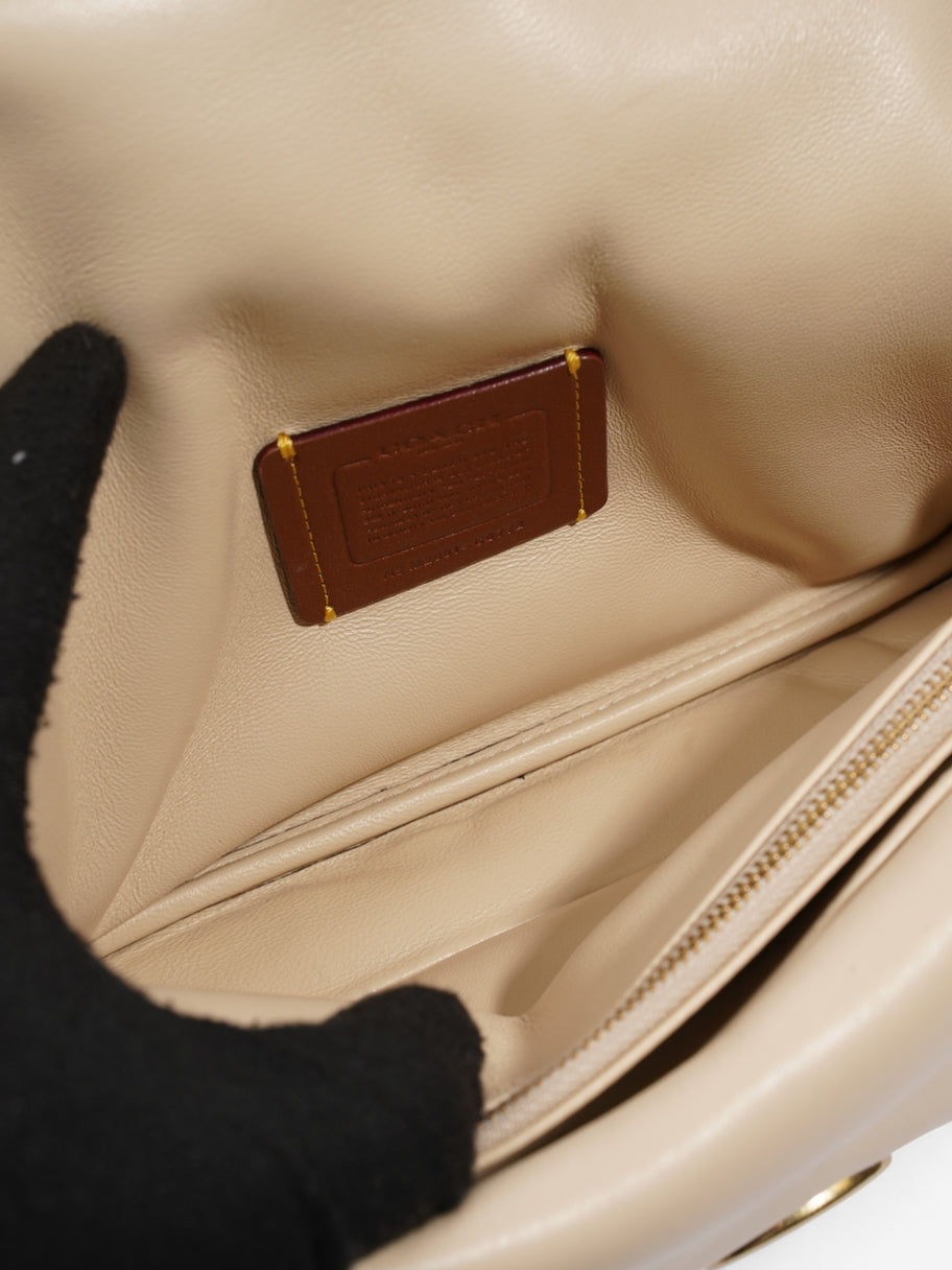 Coach Pillow Tabby Cream Nappa Leather 26 Image 8